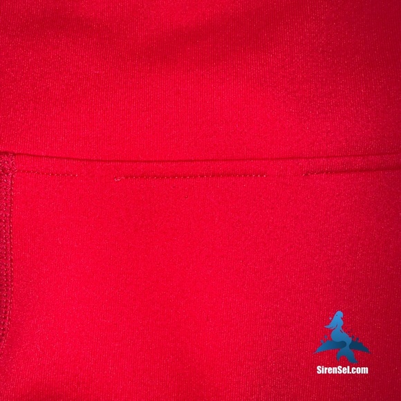 1084 Fabletics Powerhold High Waisted 7/8 Leggings - Size XS - Red w/White Laces - Picture 11 of 15